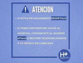 Comunicado del Hospital Municipal