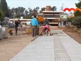 AVANZA LA PRIMERA ETAPA DE LA OBRA DE LA PEATONAL