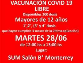 VACUNACIÓN PARA COVID-19