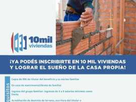 INSCRIPCIÓN PARA LAS VIVIENDAS SEMILLA