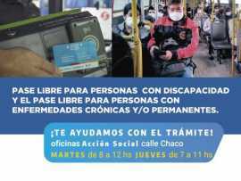 TE AYUDAMOS CON EL TRÁMITE DEL PASE LIBRE