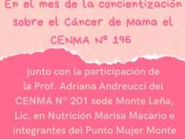 CONVERSATORIO SOBRE CÁNCER DE MAMAS