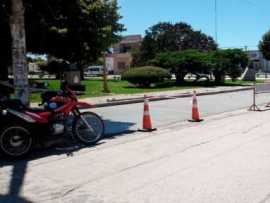 SE HORMIGONÓ LA DÁRSENA DE ESTACIONAMIENTO NUEVA