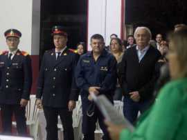 El Intendente en el Acto Protocolar de Bomberos