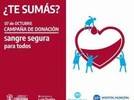 Este Sábado es la Campaña de Donación de Sangre 