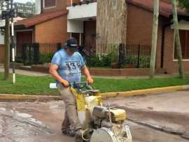 Bacheo en calle San Juan