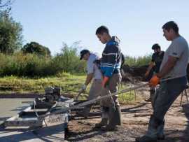 Finalizó la pavimentación de calle 25 de Mayo