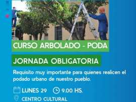 Curso de arbolado y poda en el Centro Cultural