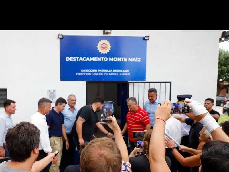 Se inauguró el Destacamento de la Patrulla Rural