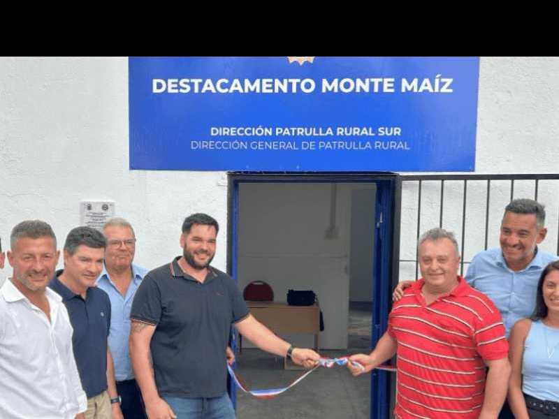 Portal del Gobierno reflejó inauguración en Monte Maíz