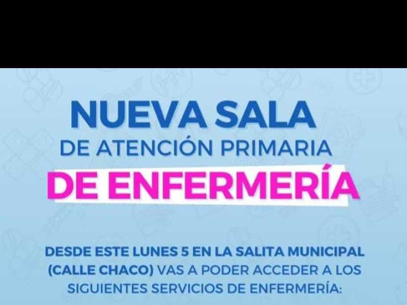 Nuevo lugar de atención primaria de enfermería
