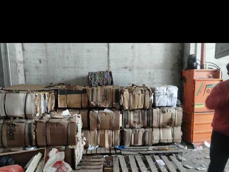 Entrega de material reciclable