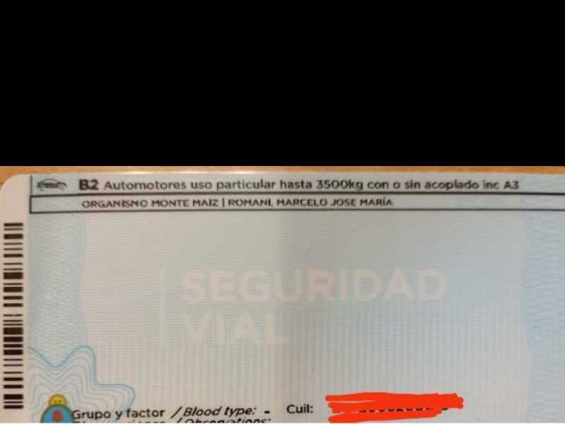 Las licencias de conducir cumplen con todos los requisitos legales