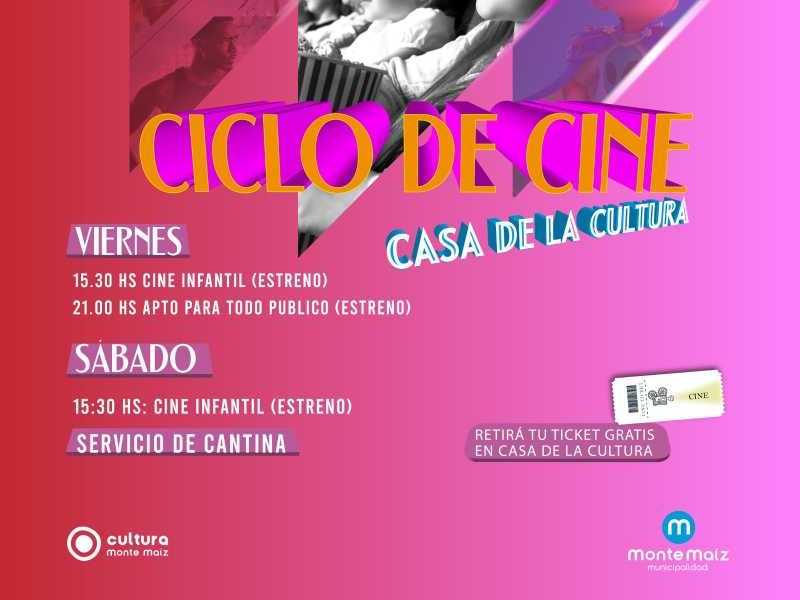 Ciclo de cine en la Casa de la Cultura