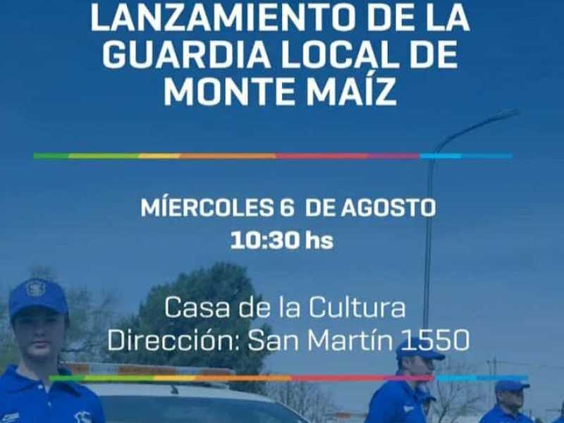 El miércoles se inaugura la guardia local