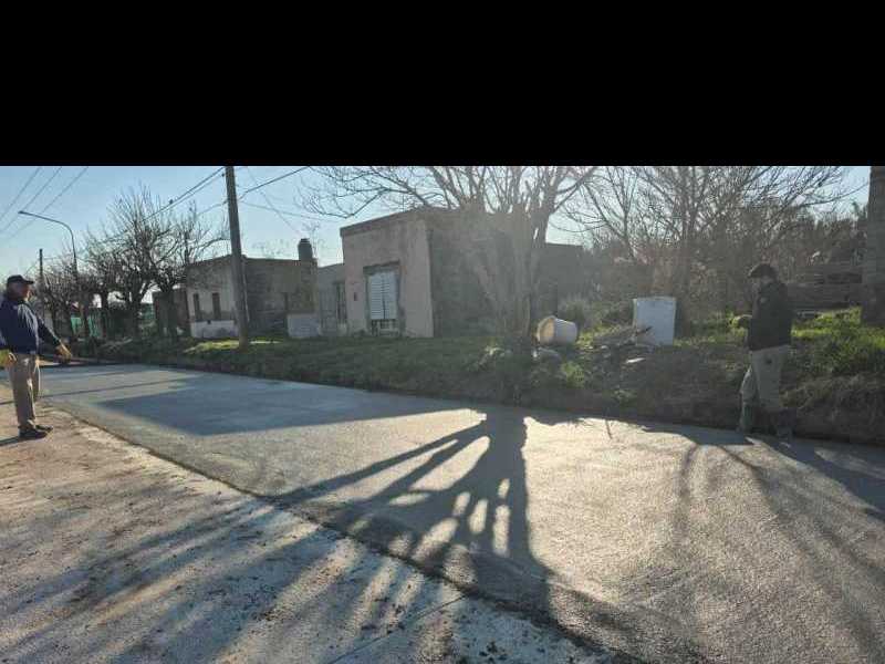 Pavimentación de calle La Pampa