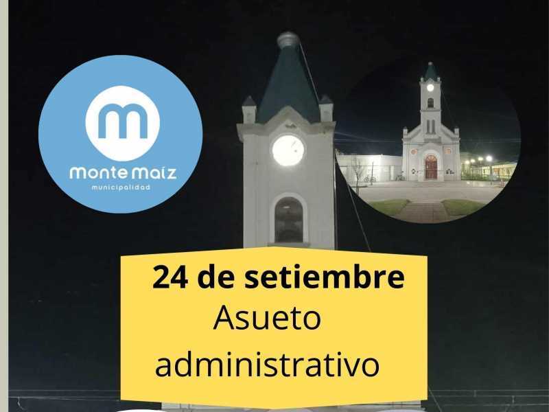 24 de setiembre: Asueto Municipal