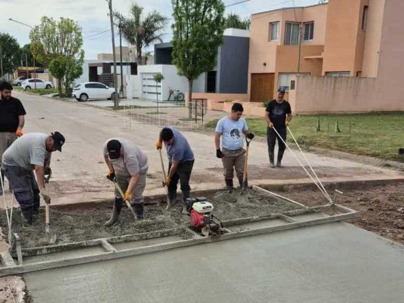 Construcción de Badén en sector norte del pueblo