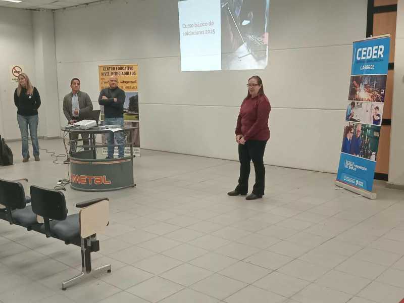 Jornada de cierre del curso de soldadura