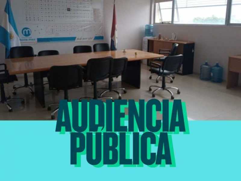 Llamado a audiencia pública