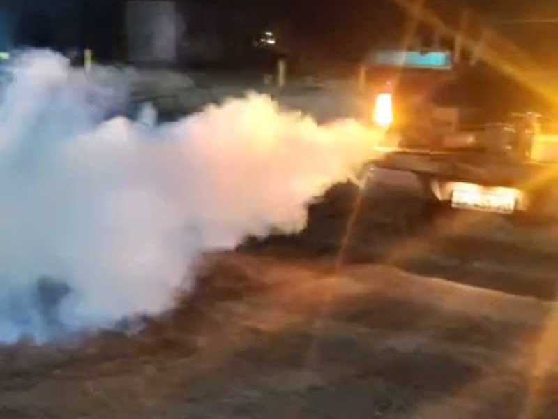 Pulverización preventiva contra los mosquitos