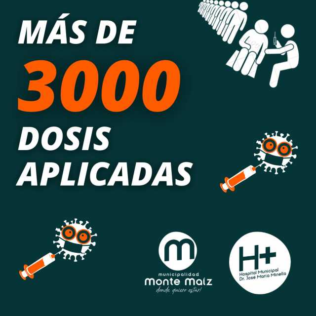 Más de 3000 Dosis Aplicadas