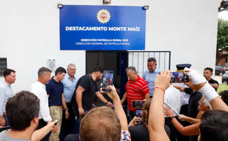 Se inauguró el Destacamento de la Patrulla Rural