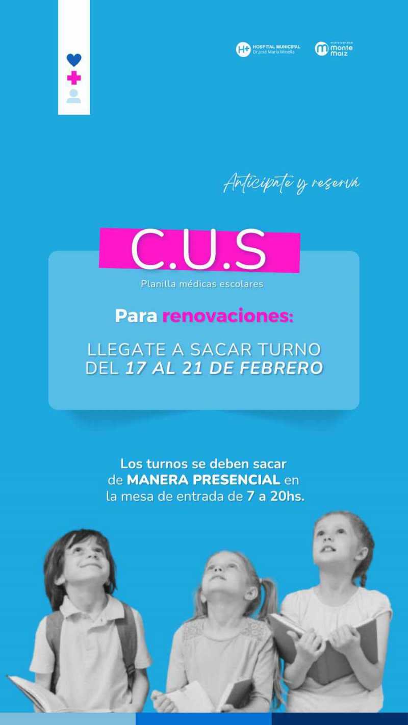 Atención en el hospital para certificados escolares