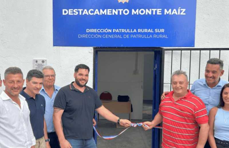 Portal del Gobierno reflejó inauguración en Monte Maíz
