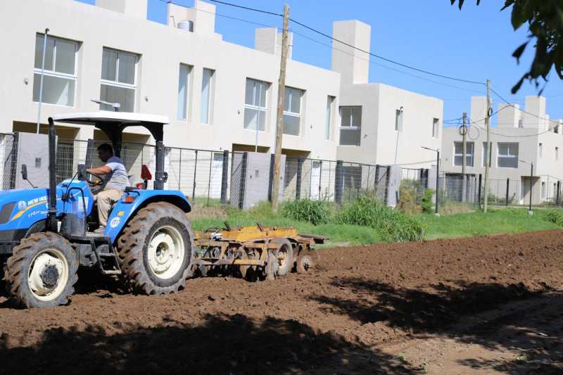 Mantenimiento de calles de tierra