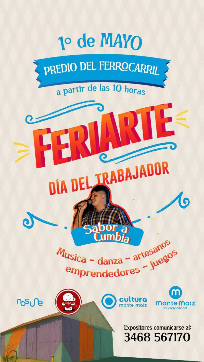 FERIARTE para celebrar el día del trabajador