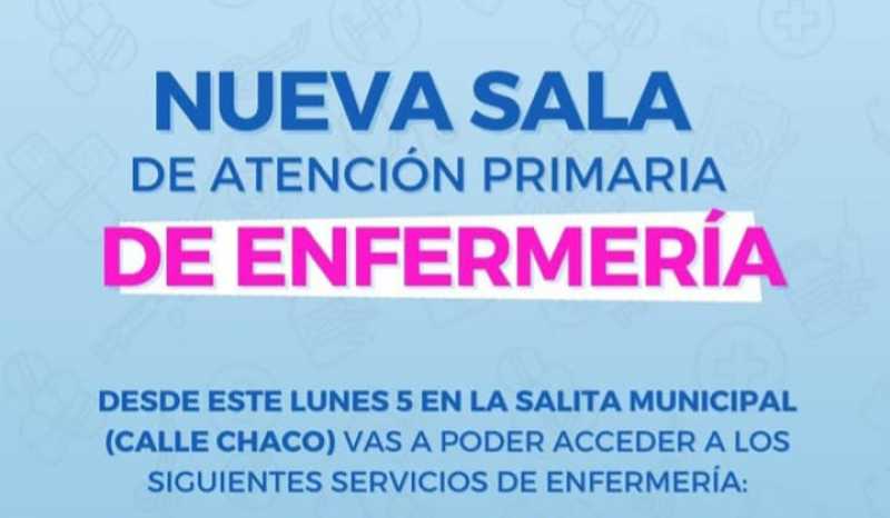 Nuevo lugar de atención primaria de enfermería
