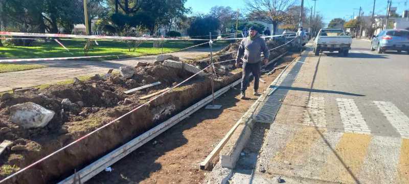 Ampliación de desagüe en el Centro