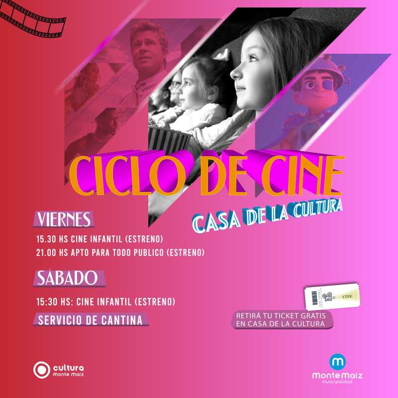 Ciclo de cine en la Casa de la Cultura