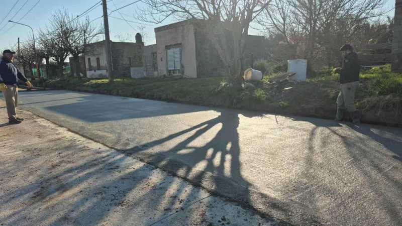 Pavimentación de calle La Pampa