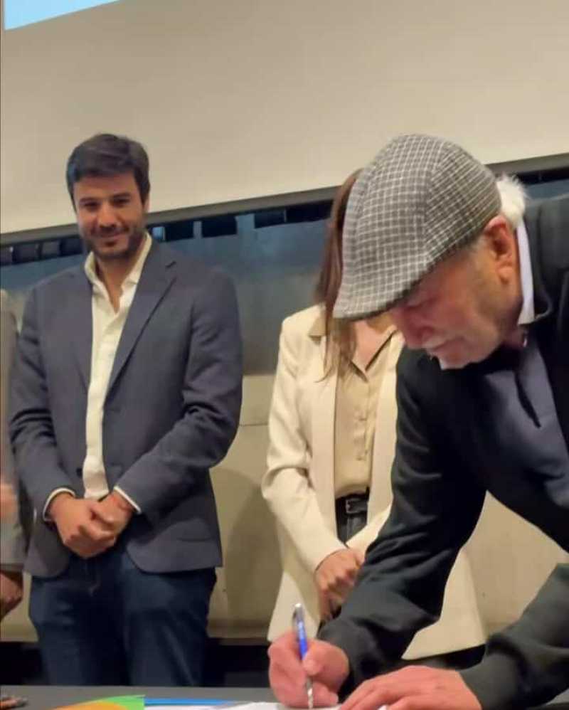 Firma de convenio den el Ministerio de Ambiente