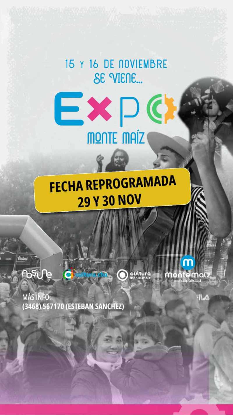 Nueva fecha para la Expo Monte Maíz