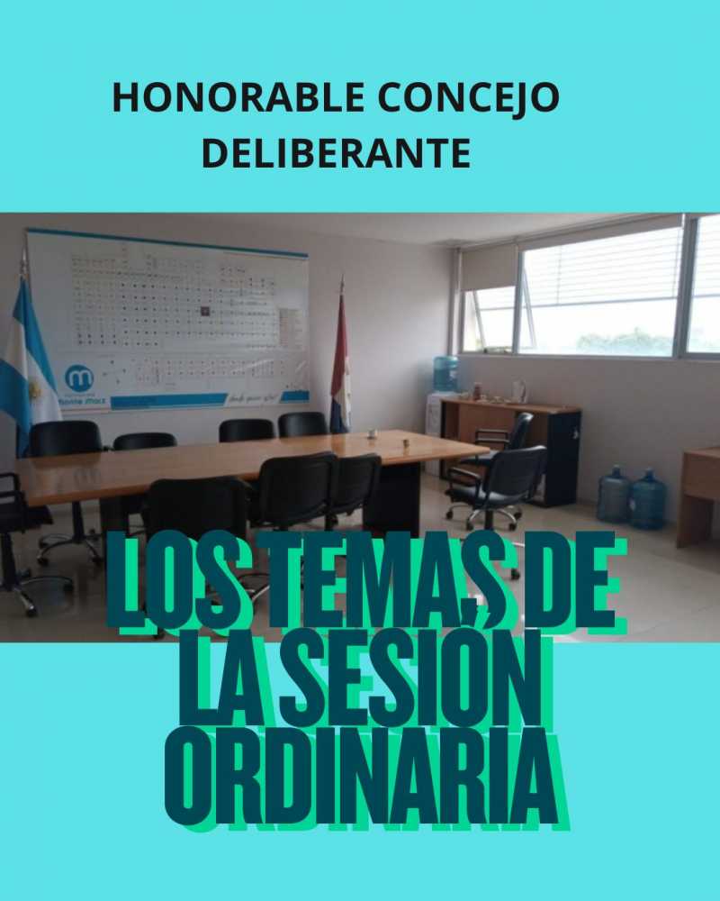Sesión Ordinaria del Honorable Concejo Deliberante
