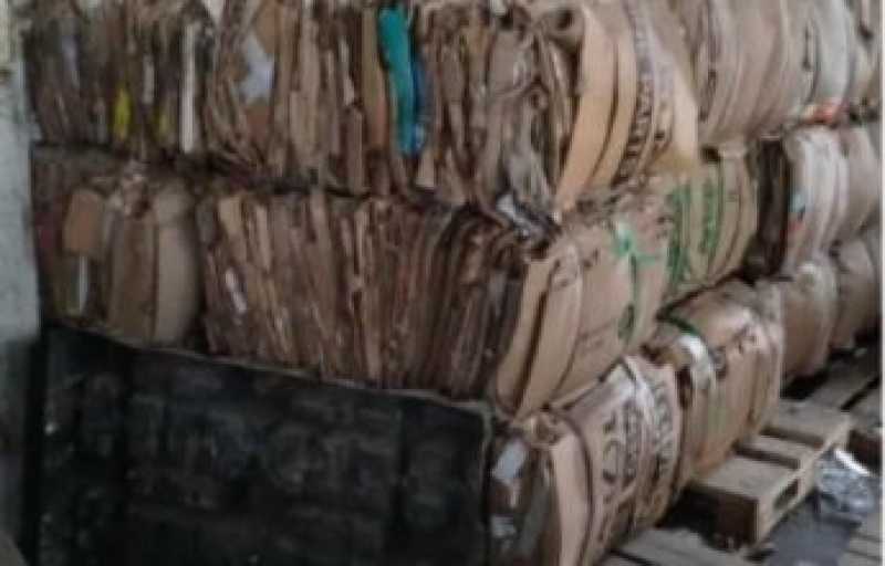 Cinco mil kilos de cartón para reciclado