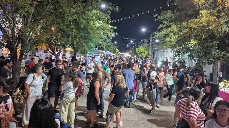 Exitosa convocatoria en la peatonal